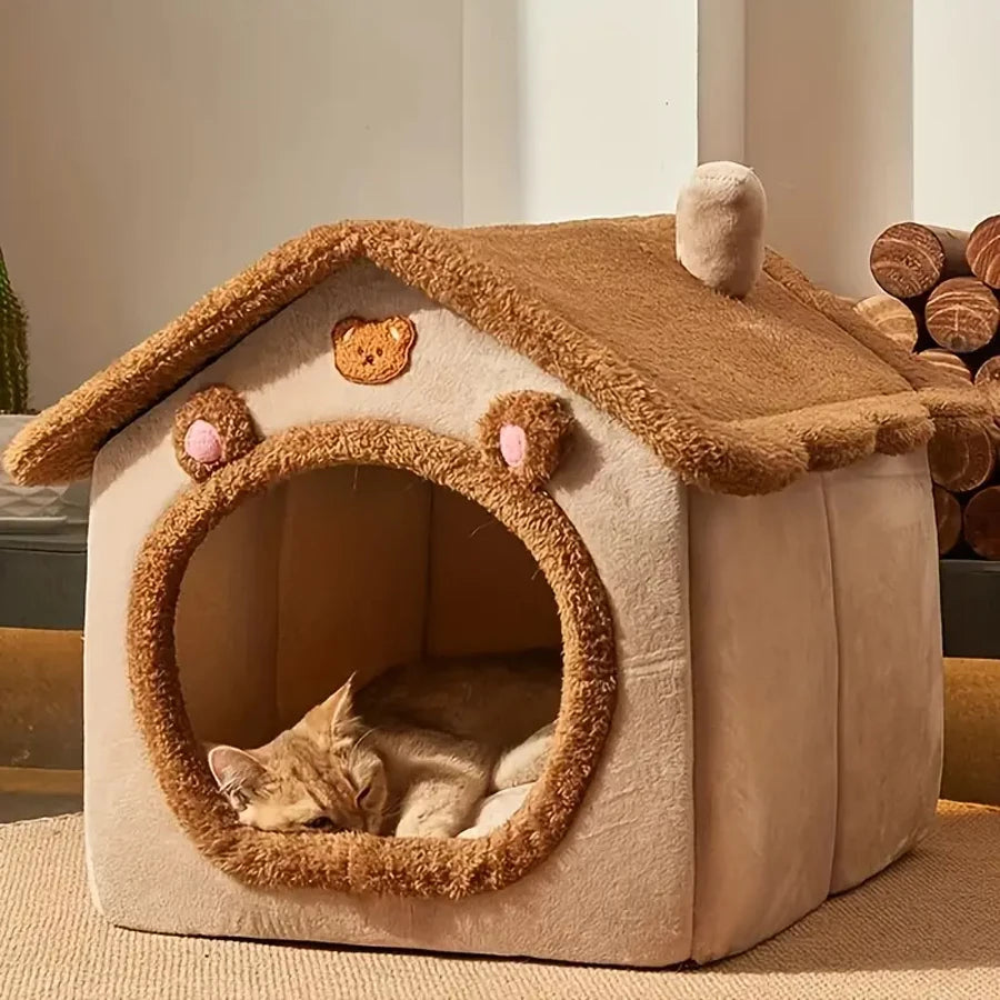 🏠 Maison Douillette en Peluche – Confort et Sécurité