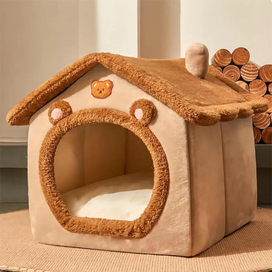 🏠 Maison Douillette en Peluche – Confort et Sécurité