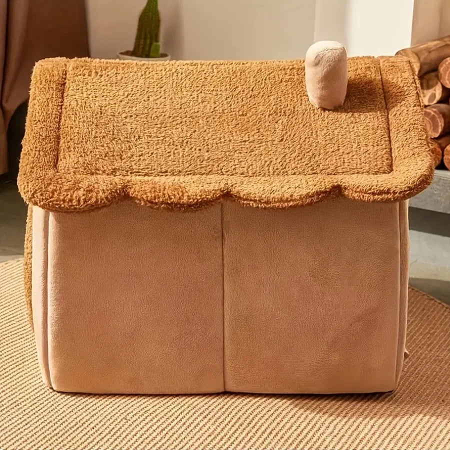 🏠 Maison Douillette en Peluche – Confort et Sécurité